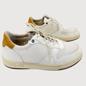 Vuori x CLAE Malone Lite Off White Sneakers 7.5
